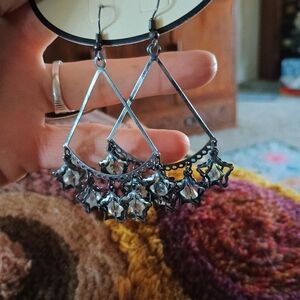 Elegant Silver Dangle Earrings